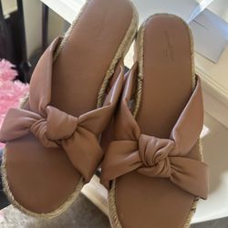 Size 7.5 Brown Leather Sandals 