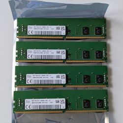 32GB (4x 8GB) Hynix DDR4 3200MHz ECC RDIMM Memory PC4 3200AA Server Workstation RAM Xeon Threadripper EPYC 