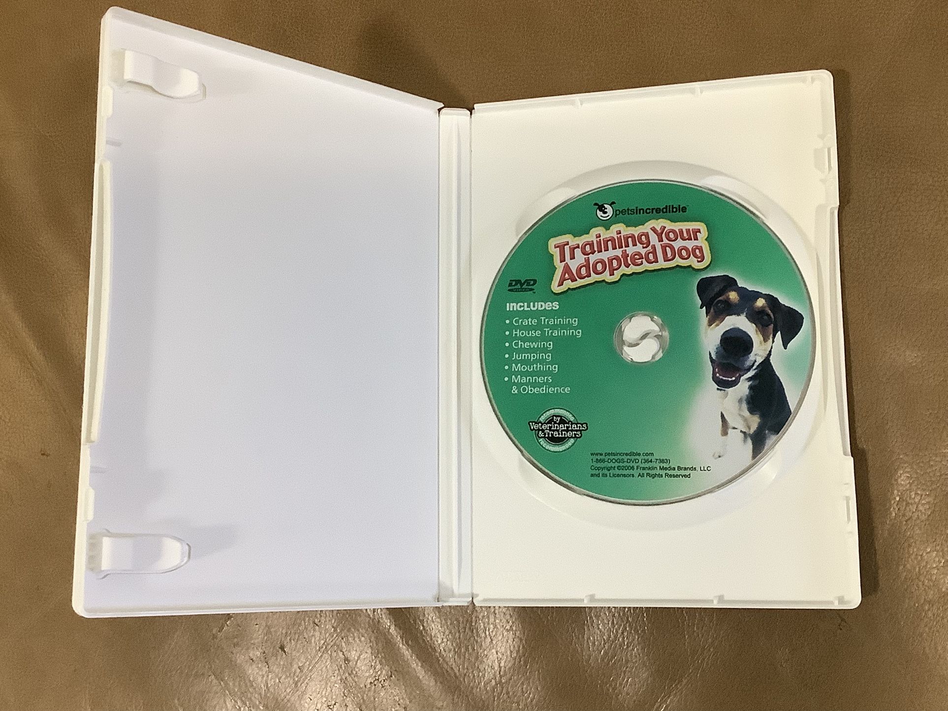 TRAINING YOUR DOG DVD VIDEO
