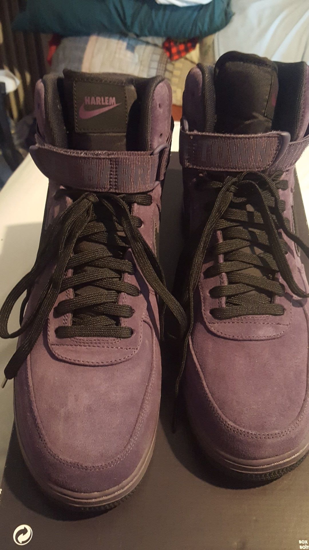 Af1 hi Purple suede sz 11