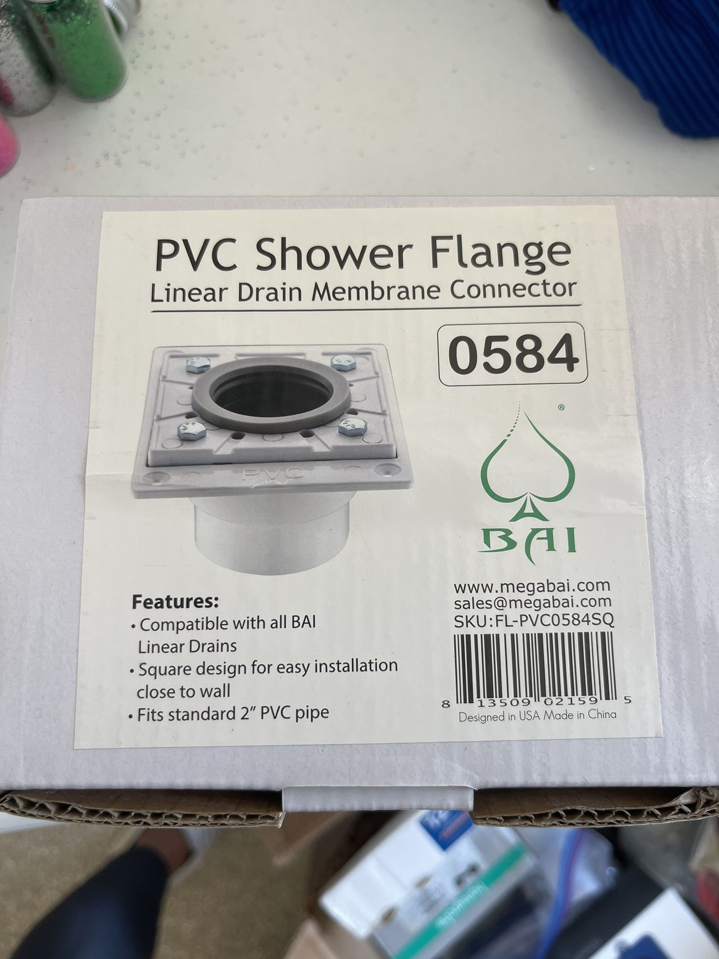 PVC Shower Plunge 6 Count