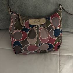 Colorful Coach Purse