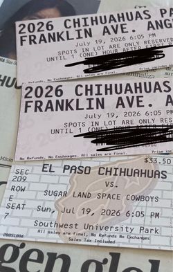 El paso chihuahua tickets