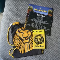 Lion King, Brand New, Drawstring Bag, San Diego, Playbill, Photo Book
