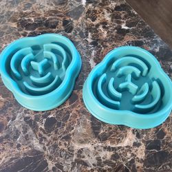 2 Dog Bowls