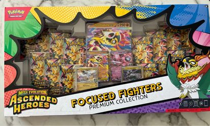 Pokémon Ascended Heroes Focused Fighters Premium Collection (Sam’s Club)