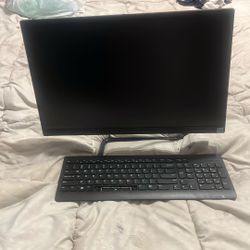 Computer And Keyboard 