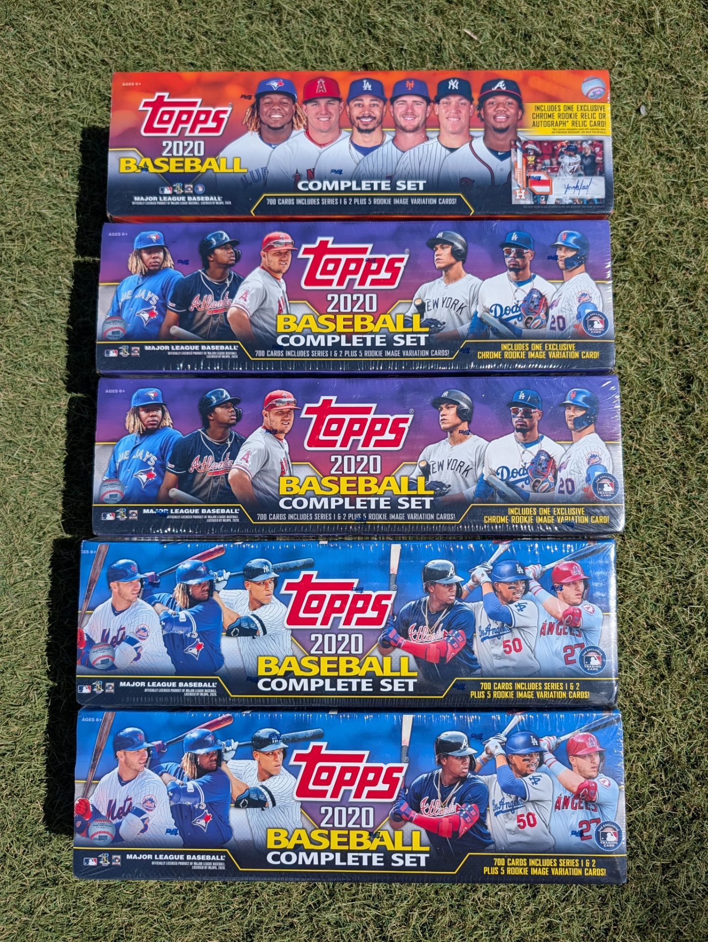 2020 Topps Complete Sets (5) SEALED MLB