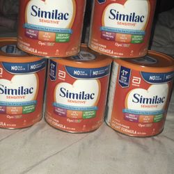 5 Cans Of Similac Sensitive