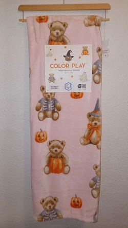Halloween Bear Throw