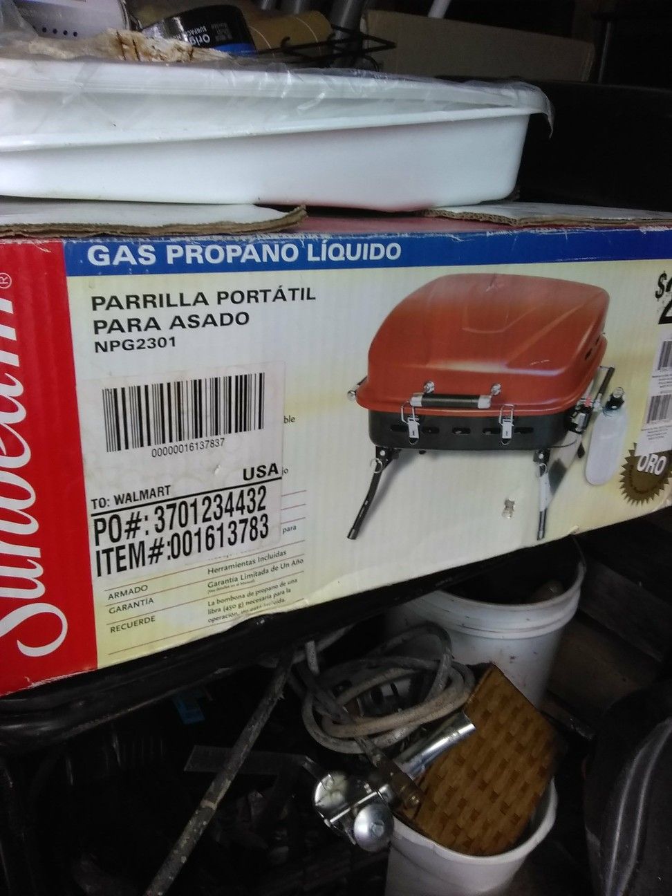 Sunbeam portable propane BBQ grill