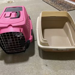 Small Pet Carrier & Cat Box
