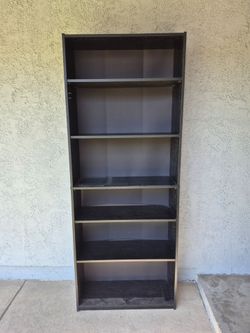 6 shelf bookcase