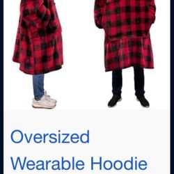 Waitu Búfalo And Pink Wearable Blanket Hoodie Sweatshirt Gifts