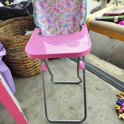My Sweet Love High Chair for Dolls