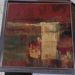 Lascaux Art Print by Liz Jardine. RED SKY AT NIGHT 1