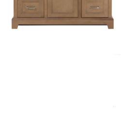 Style Selections Merrill 48-in Desert Beige Bathroom Vanity Base Cabinet without Top