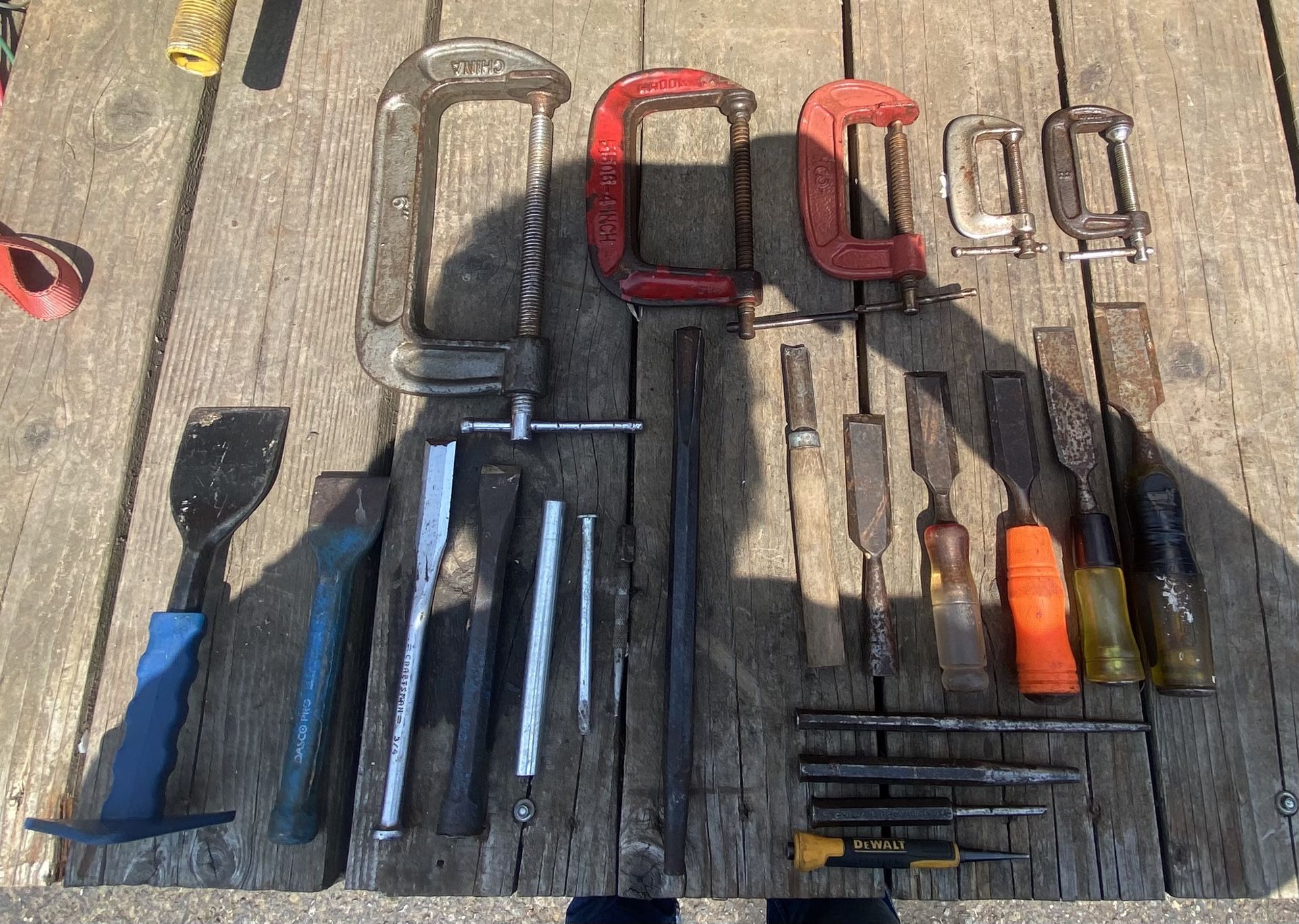 Clamps, Chisels And Punches