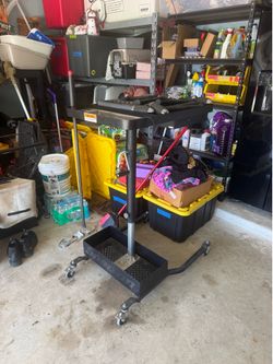 Snap on under hood service tray