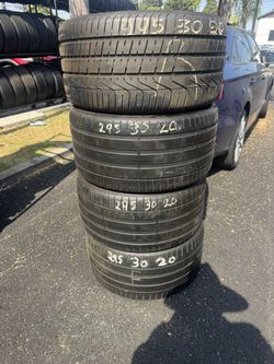 295/40/20 Used Tires Llanta Usada