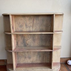 Solid Wood Vintage Antique Bookcase Bookshelf 