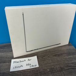 New Apple Macbook Air 15.3 Inch M2 - Payments Available - Pay $5 Down To take It home 
