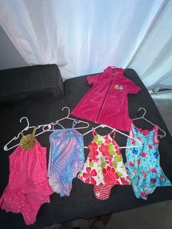 LOT Little Girls Bathing Suits