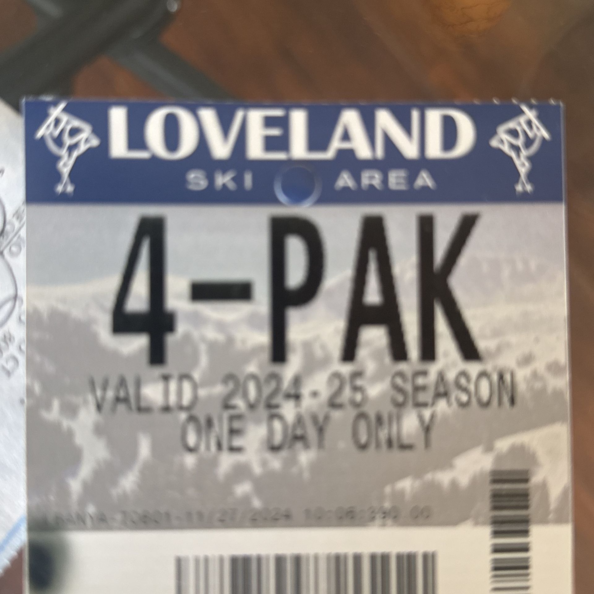 Loveland Day Ski Passes