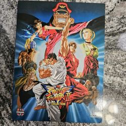 Street Fighter II V The Collection Anime DVD 2003 4-Disc Set & Poster Rare