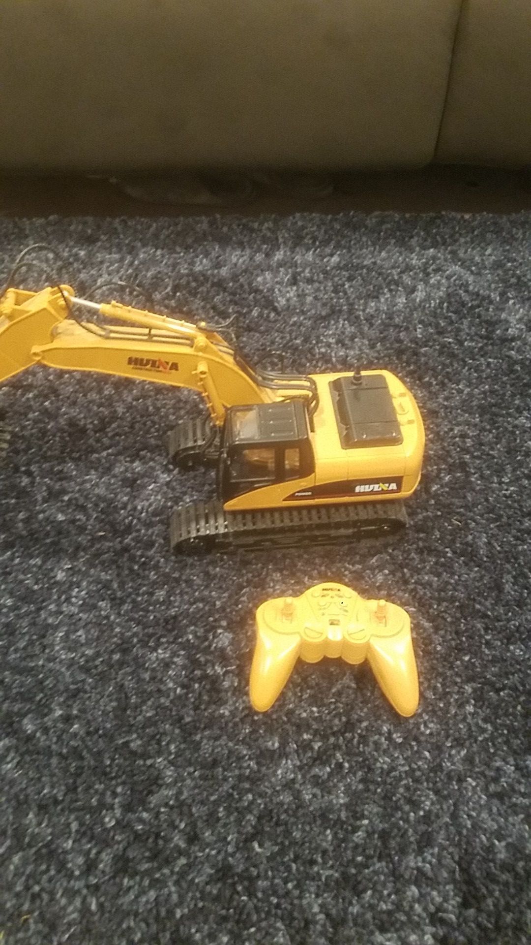Remote control excavator