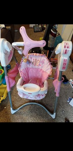 Swing baby girl pink