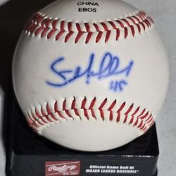 CUBS SEAN MARSHALL SIGNED BASEBALL!