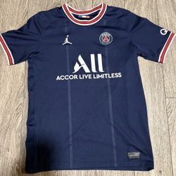 PSG Blue Soccer Jersey Kids Size Large