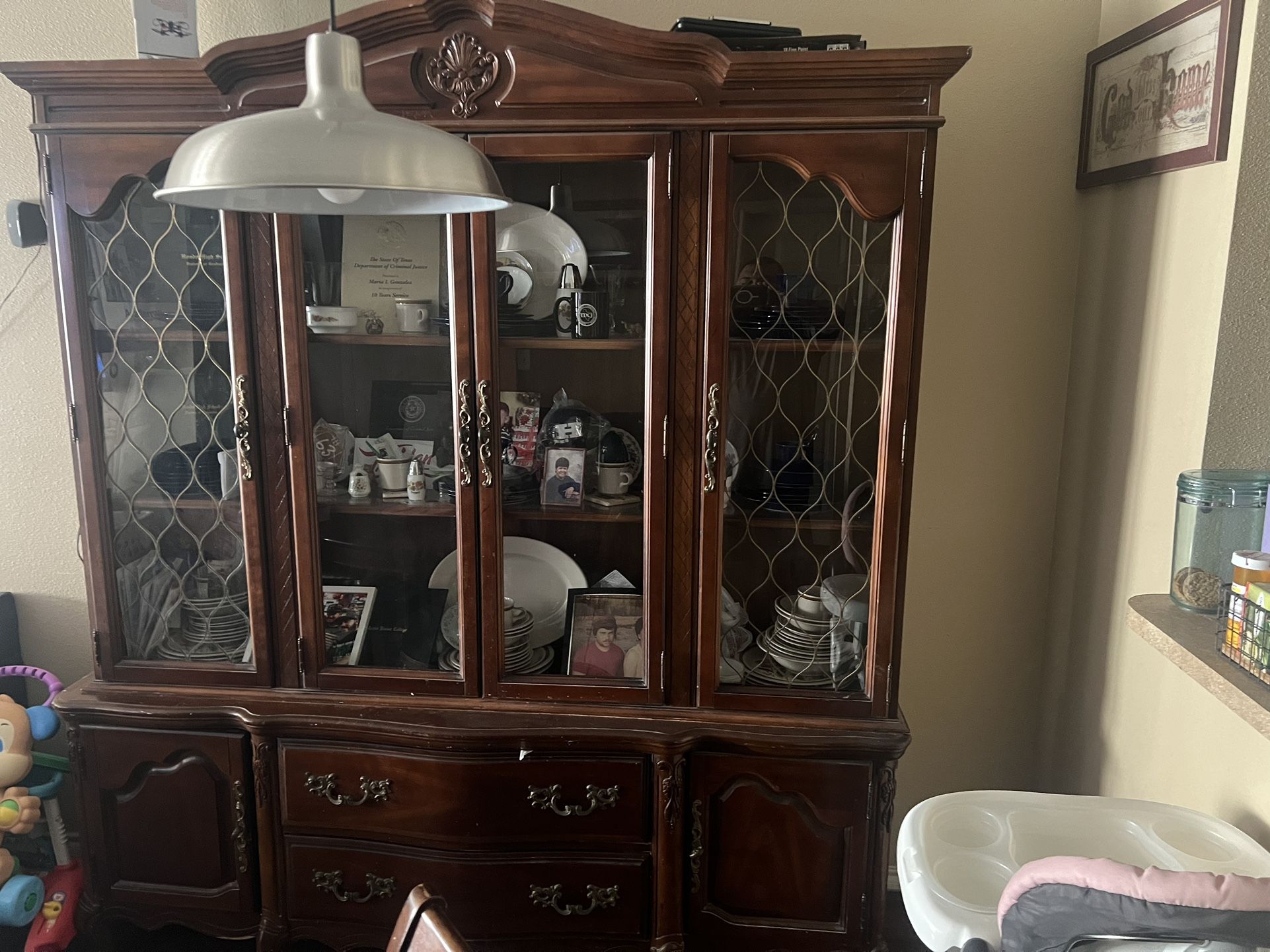 Old antique China cabinet