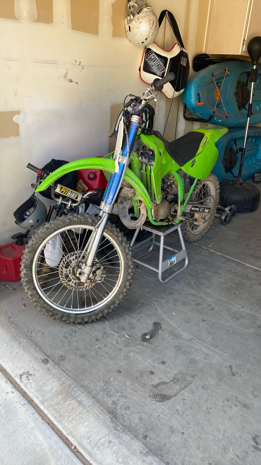 1990 Kx125 2 Stroke , 110 Pit bike Frame And A 70cc Pit Bike for Sale ...