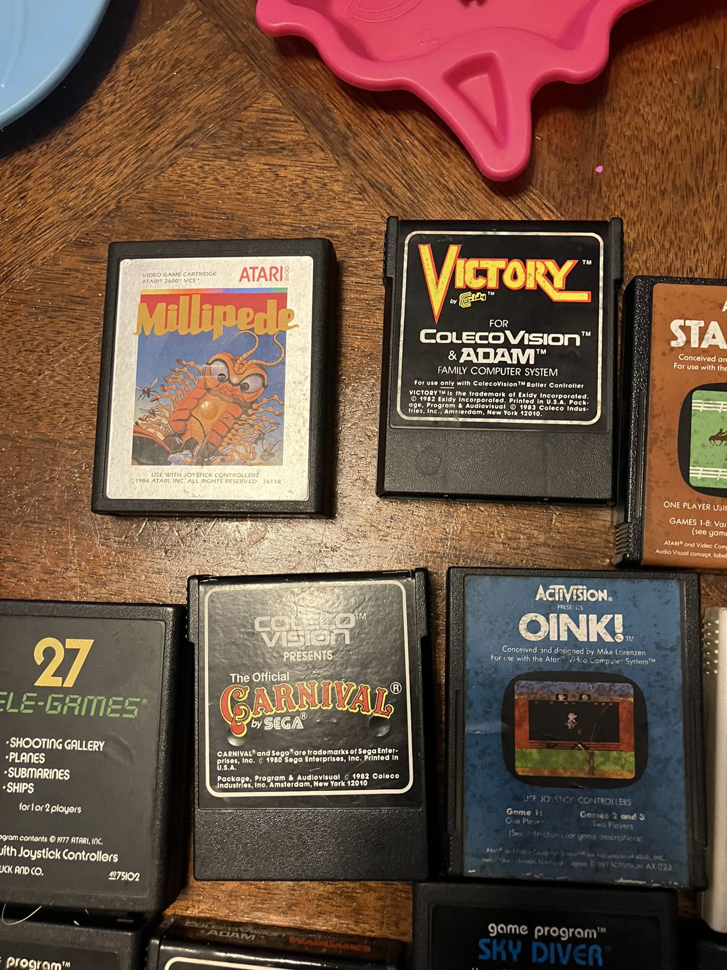 Atari Coleco Vision Seda And More  $5 Each  Antique Games Collectible 