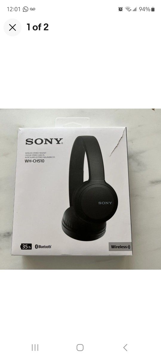 Sony WH-CH510/B USB-C Headphones