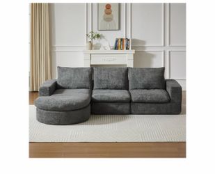 Boneless Sectional Sofa Couches with Chaise Lounge