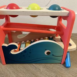 Hape Xylophone Whale Musical Instrument, Wooden Toy