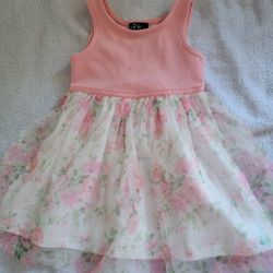 2T Pink Floral Dress