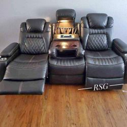 Brown Power Reclining Sofa or Loveseat Couch ⭐No Needed Credit Check 💛 $39 Down Payment with Financing


1223