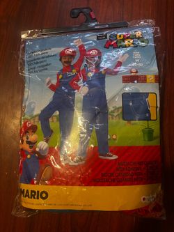 Super Mario Child Costume Size M (7-8)