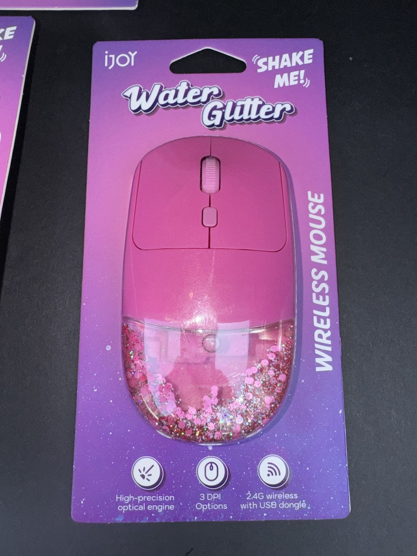Water Glitter Wireless Mouse
