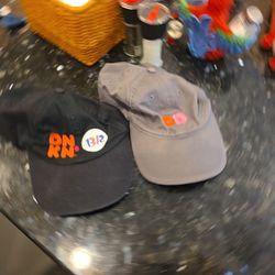 Grey And Black Dukin/ Baskin Robins Hats 