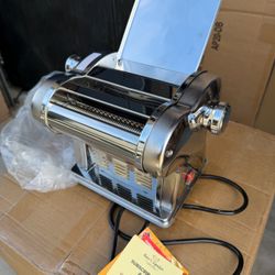 Pasta Machine, Electric Stainless Steel Pasta Maker 