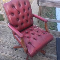 Executive Ethan Allen Leather Chair