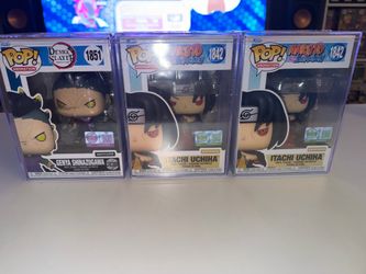 2x Itachi 5000 PCS + Metallic Genya 1200 PCS Funko Pops - Sealed