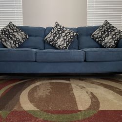 Fabric Sofa and Love Seat