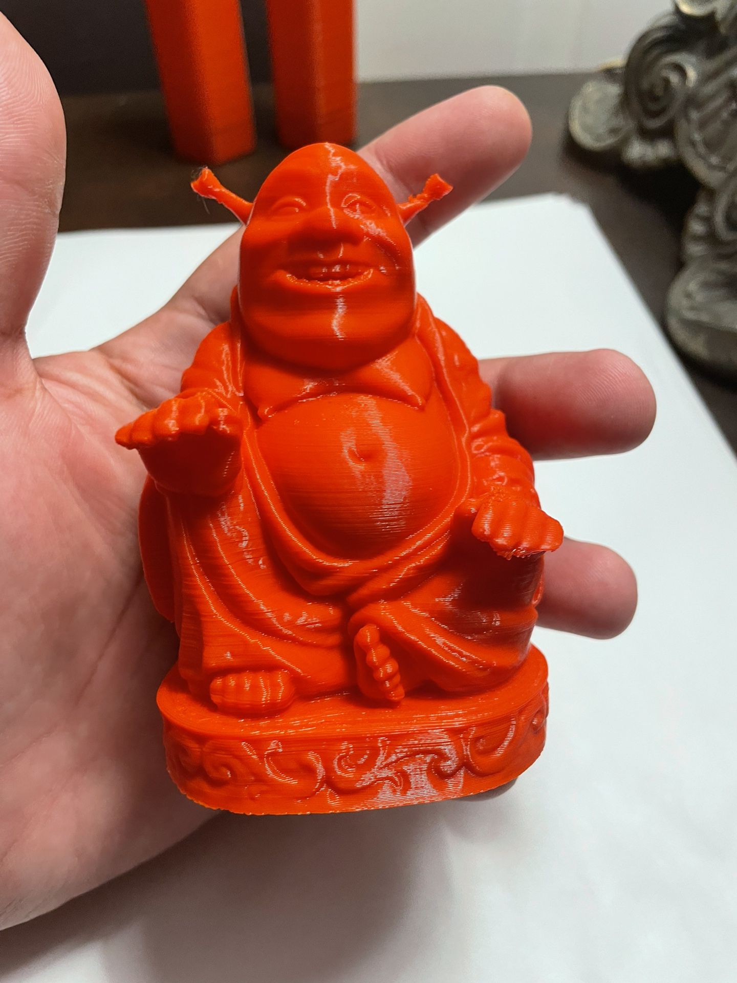3D Printed Buddha Shrek