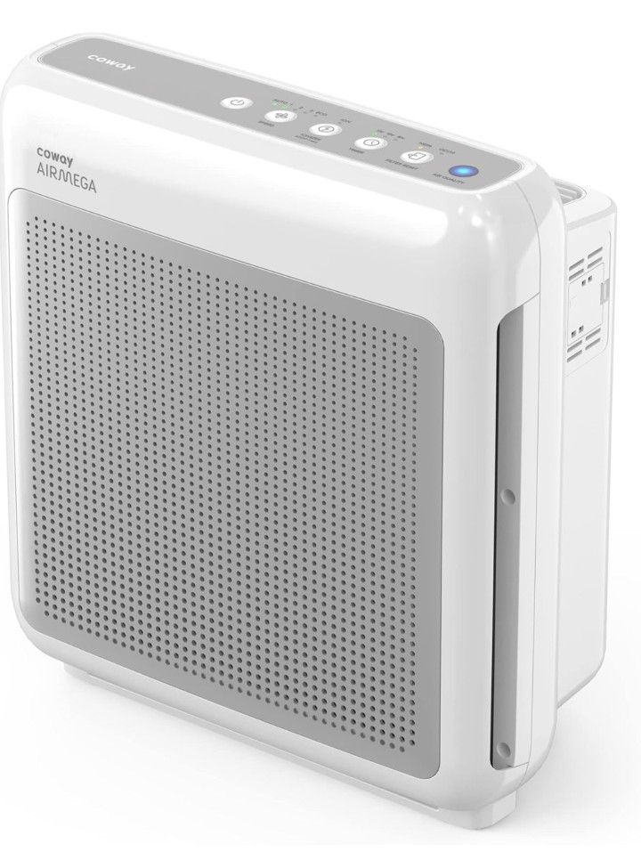 COWAY Air Purifiers for Home Up to 1,748ft², True HEPA Filter for Smoke, Allergies, Pet Dander, Odor, Air Quality Monitor, Auto&Eco Mode, Timer, Filte